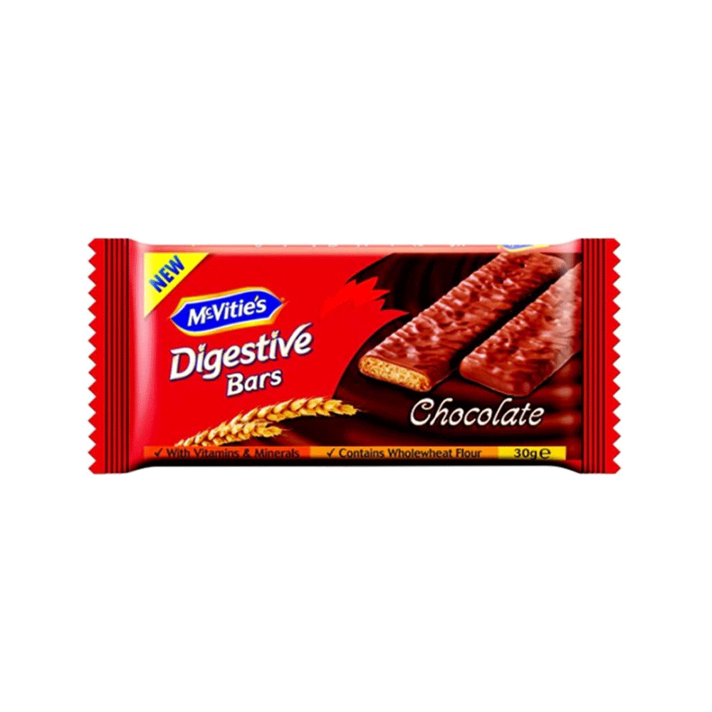 Mcvities Digestive Bar Chocolate 30g