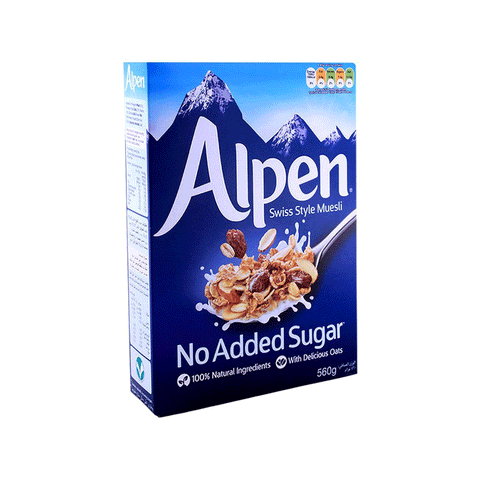 Alpen No Added Sugar Swiss Style Muesli 560G