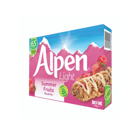 Alpen Light summer Fruits 5Bar 95g