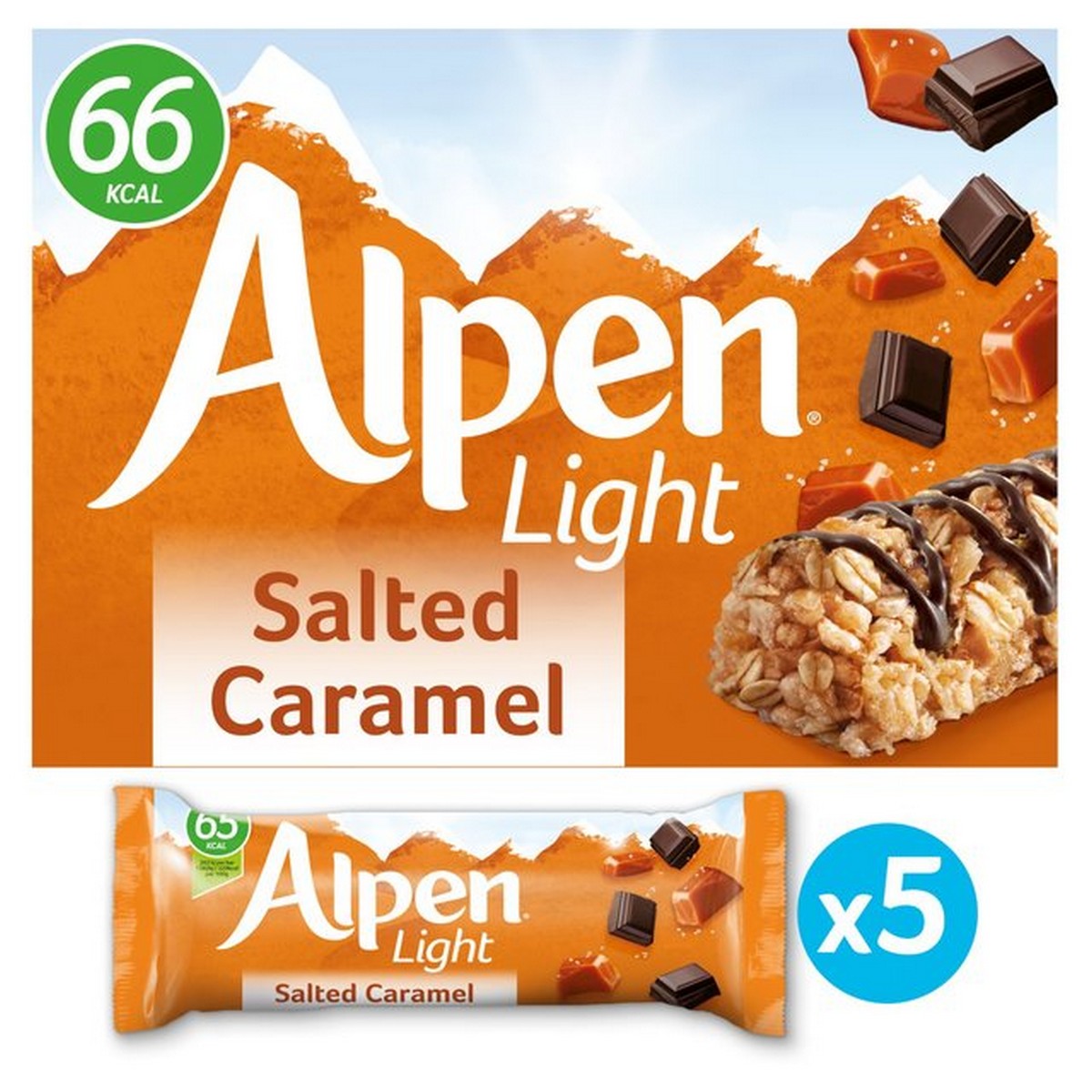 Alpen Light Salted Caramel Granola Bars 95g