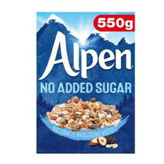 Alpen No Added Sugar Wholesome Muesli 550g