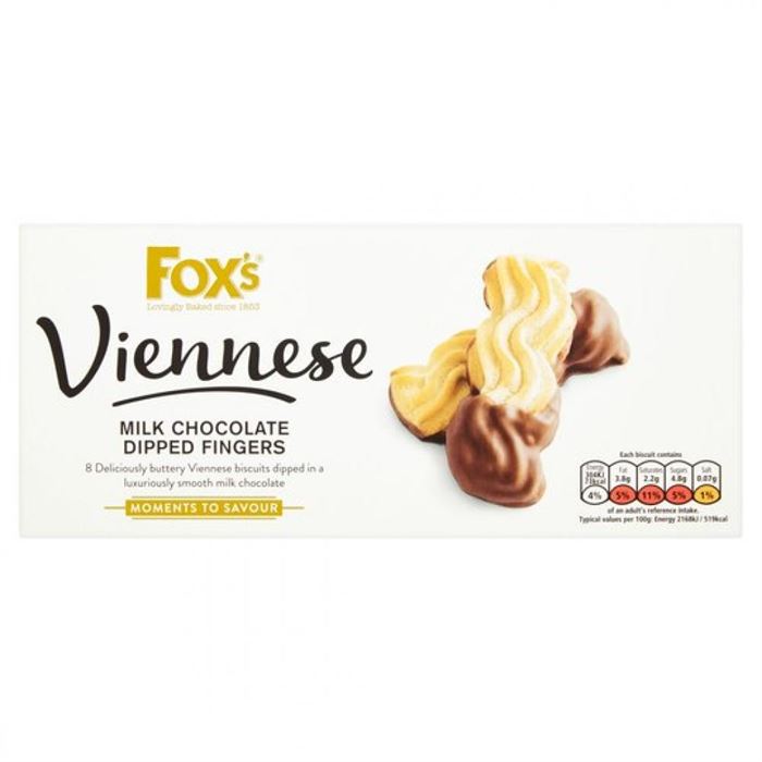 Fox's Milk Chocolate Dipped Finger Biscuits 150g