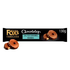 Fox's Salted Caramel Rounds Biscuit 130g