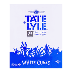 Tate & Lyle Fairtrade White Sugar Cubes 500g