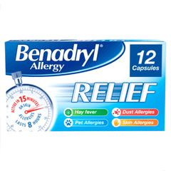 Benadryl Allergy Relief 12 Cap