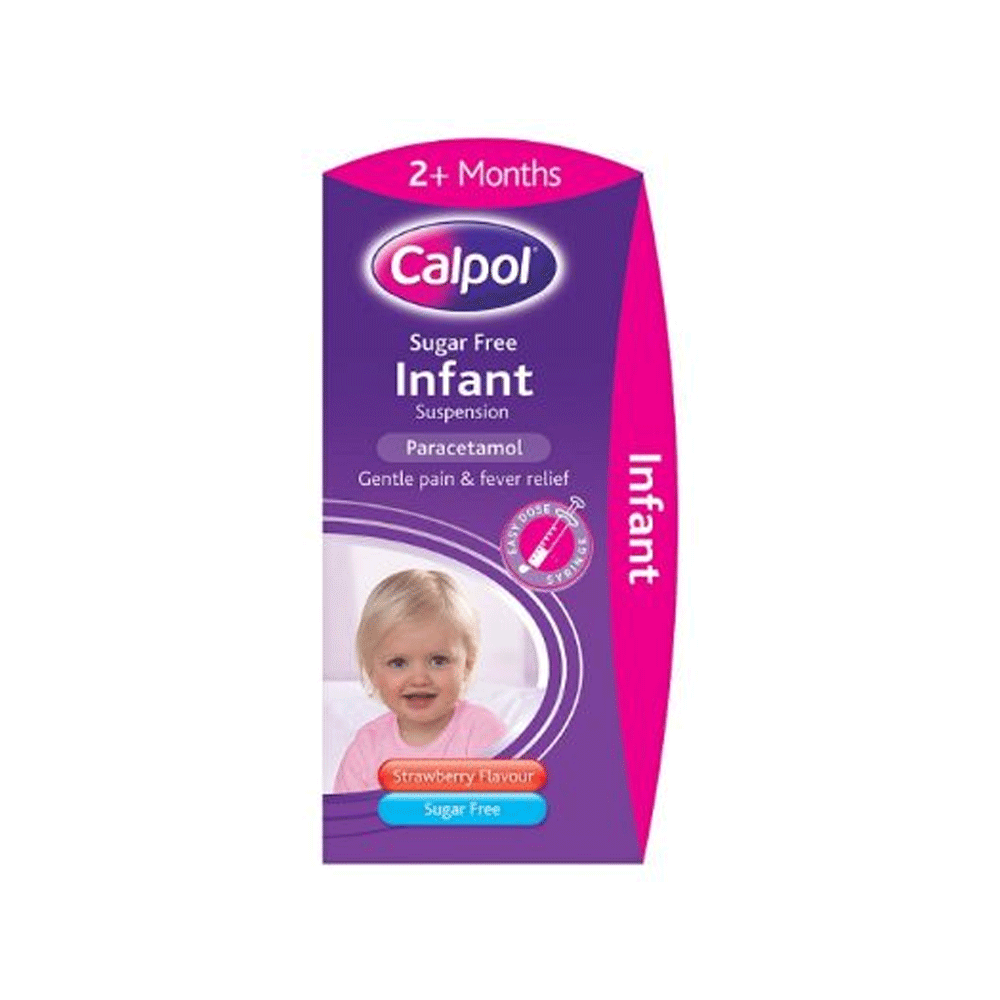 Calpol Infant Suspension Strawberry Flavour 100ml (imp)