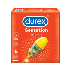 Durex Sensation With Dots Condom 3s
