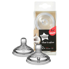 Tommee Tippee Closer To Nature 2x Teats 6m+