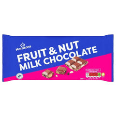 Morrisons Fruit & Nut Milk Chocolate 200g