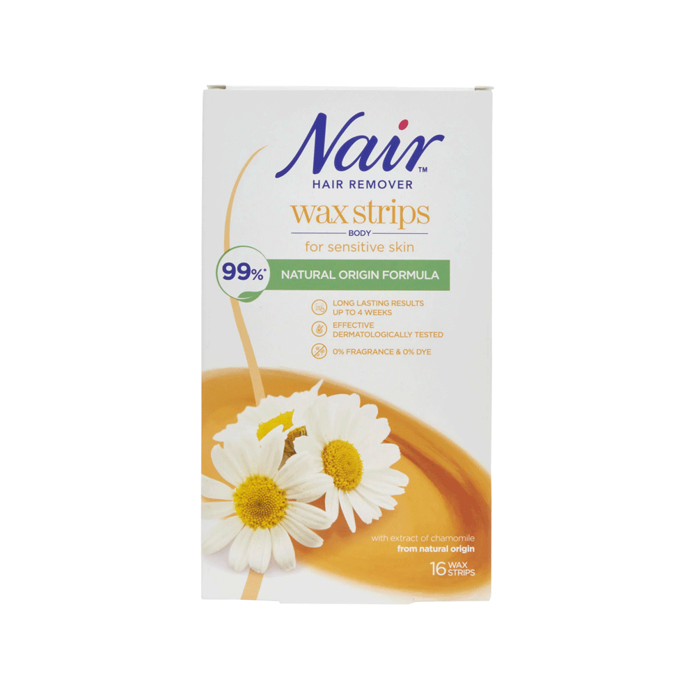 Nair Body Wax Strips Original 16s