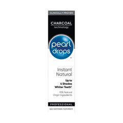 Pearl Drops Charcoal Instant Natural Whiter Toothpaste 75ml