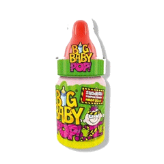 Big Baby Pop Raspberry Mega Sour 32g