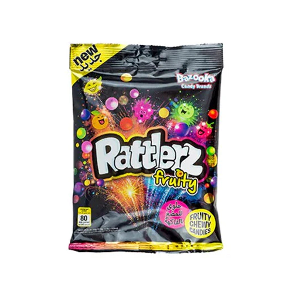 Bazooka Rattlerz Fruity Chewy Candy 120g