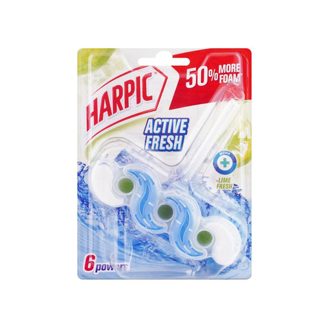Harpic Active Fresh Toilet Block Lime Fresh 6 Power 35g