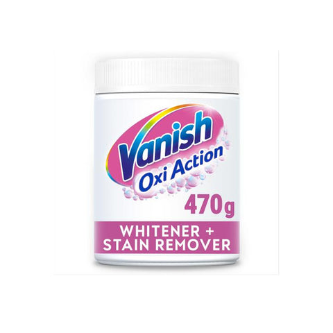 Vanish Oxi Action Whiter Whites+Amazing Stain Removal 470g