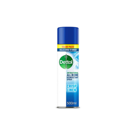 Dettol All In One Disinfectant Spray Crisp Linen 500ml