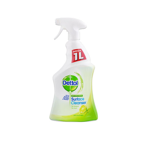 Dettol Surface Cleaner Spray With Lime & Mint 1000ml