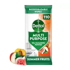 Dettol Biodegradable Multi Purpose Cleaning Wipes 105`s