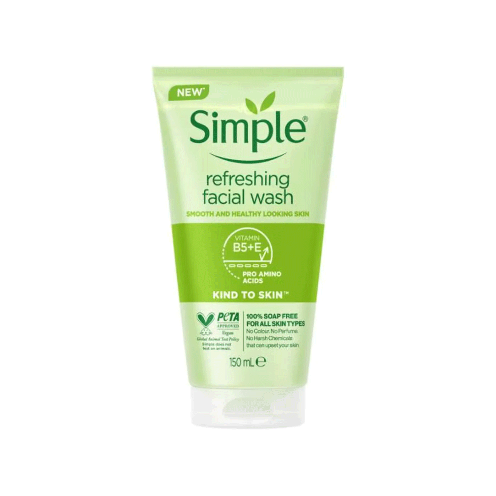 Simple Facial Wash Gel Refreshing 150ml