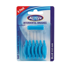 Active Blue Interdental Brushes 6s