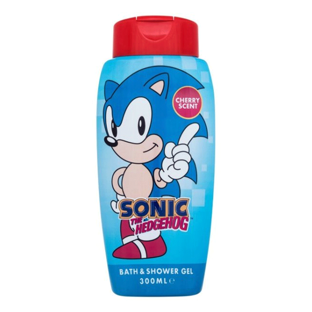Sonic The Hedgehog Cherry Scent Bath & Shower Gel 300ml
