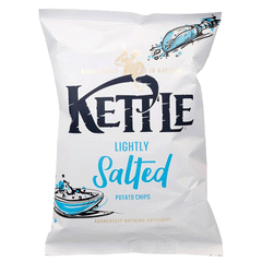 Kettle Lightly Salted Potato Chips 130g