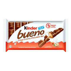 Kinder Bueno With Hazelnut & Milk Wrapped Bars 215g