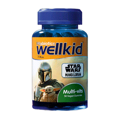 Vitabiotics Wellkid Star Wars Mandalorian Multi-Vits Vegan Gummies 50s