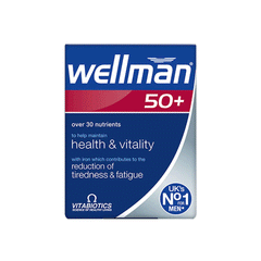 Vitabiotics Wellman 50+ Tab 30s