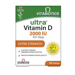 Vitabiotics Ultra Vitamin D 2000iu Mini Tablets 96s