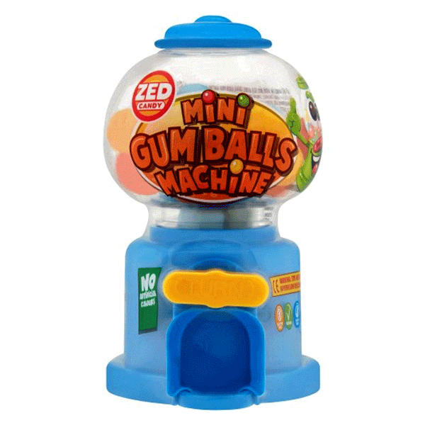 Zed Candy Mini Gum Balls Machine 40g – Springs