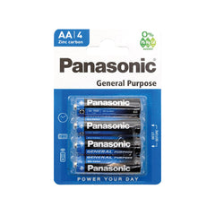 Panasonic Zinc Carbon Aa Battery Cells 4pcs