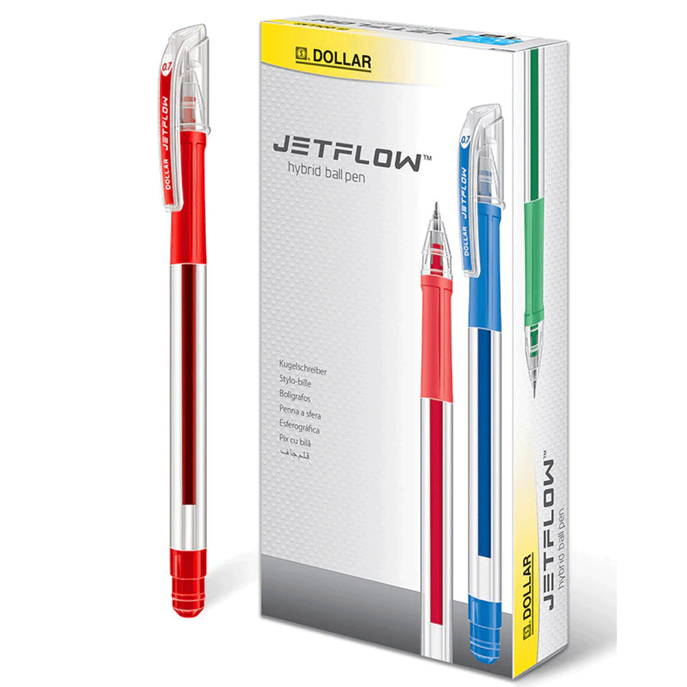 Dollar Jetflow Red  Pen 0.7mm