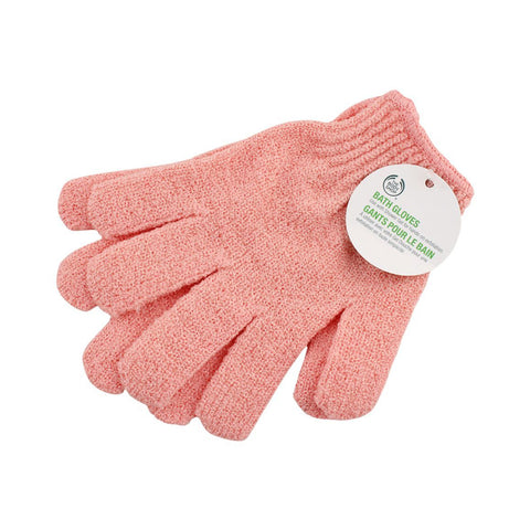 The Body Shop Pink Bath Gloves