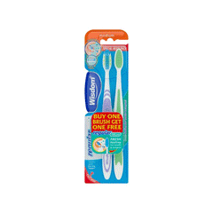 Wisdom Regular Fresh Medium Toothbrush 2s