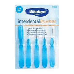 Wisdom Interdental Brushes X-fine 5s Set