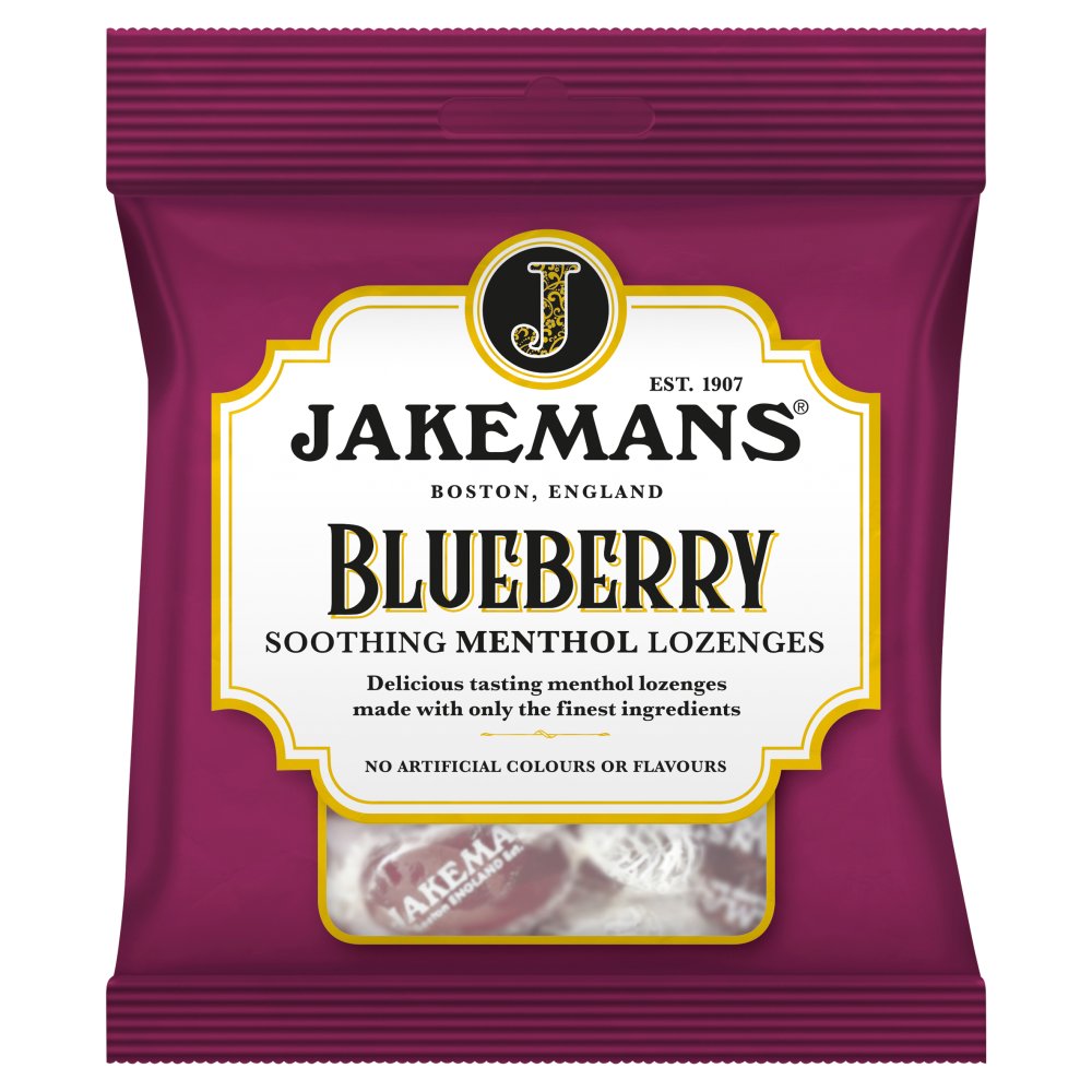 Jakemans Blueberry Soothing Menthol Lozenges 73g