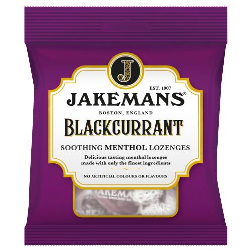 Jakemans Blackcurrant Soothing Menthol Lozenges 73g