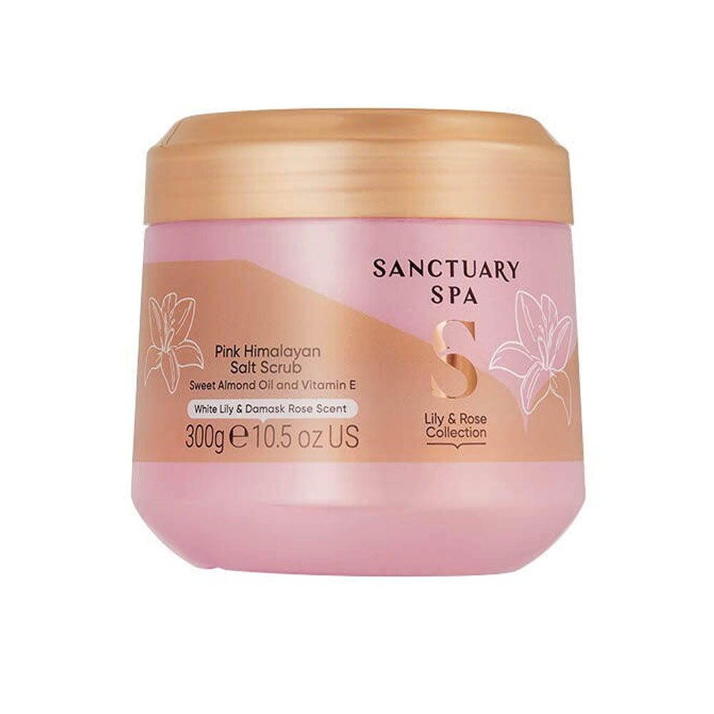 Sanctuary And Spa Lily And Rose Salt Scrub 300g
