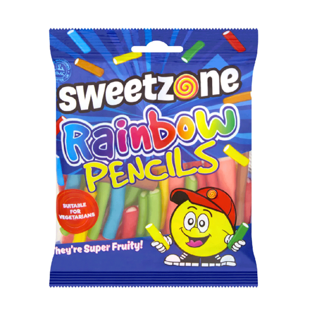 Sweetzone Rainbow Pencil Jelly 90g