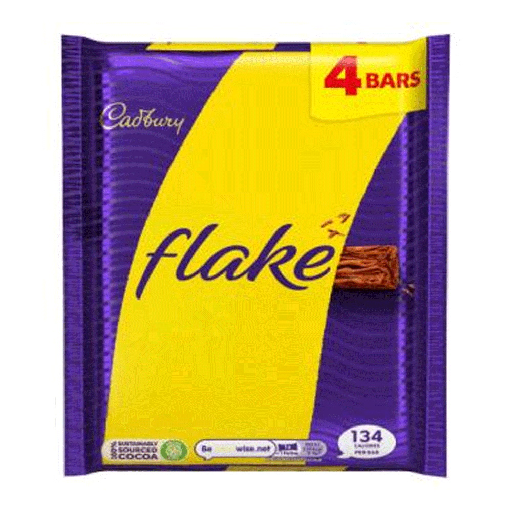 Cadbury Flake Bar 4s 102g