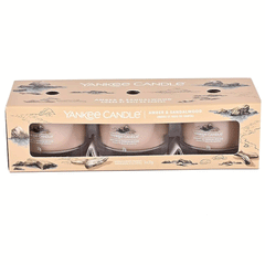 Yankee Candle Amber & Sandalwood Candles 3x37g