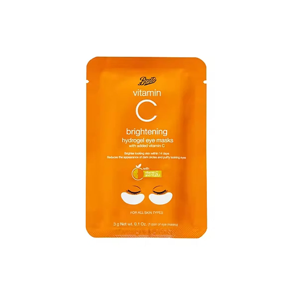 Boots Vitamin C Brightening Hydro Gel Eye Mask 3g