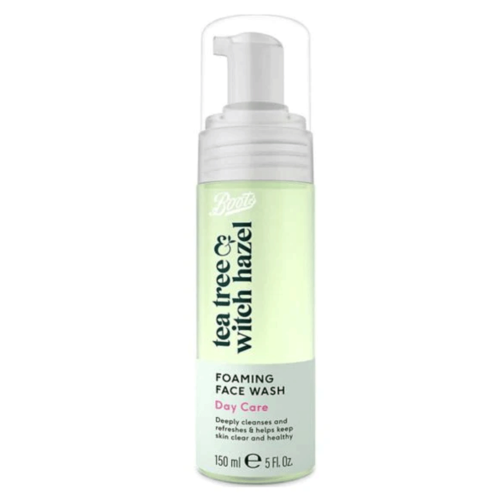 Boots Tea Tree Foaming Face Wash Day Care 150ml