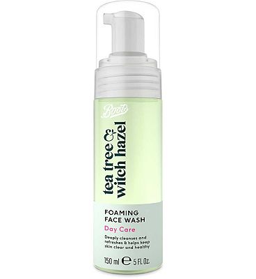 Boots Tea Tree Foaming Face Wash Day Care 150ml