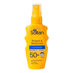 Boots Soltan Protect & Moisturise Suncare Mini Spray 50+ Spf 75Ml