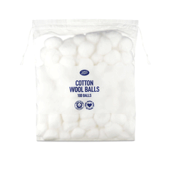 Boots Cosmetic Cotton Wool Balls 100 Ps