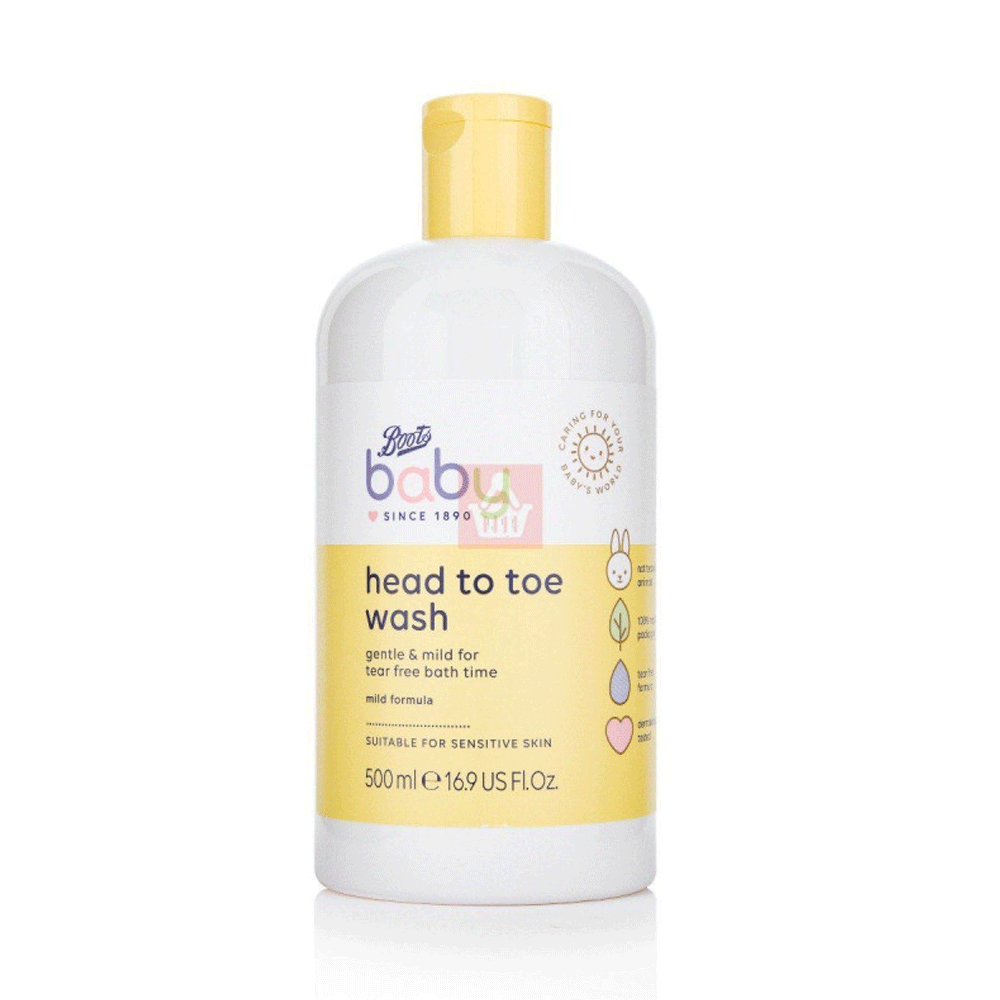Boots Baby Head To Toe Wash 500ml.