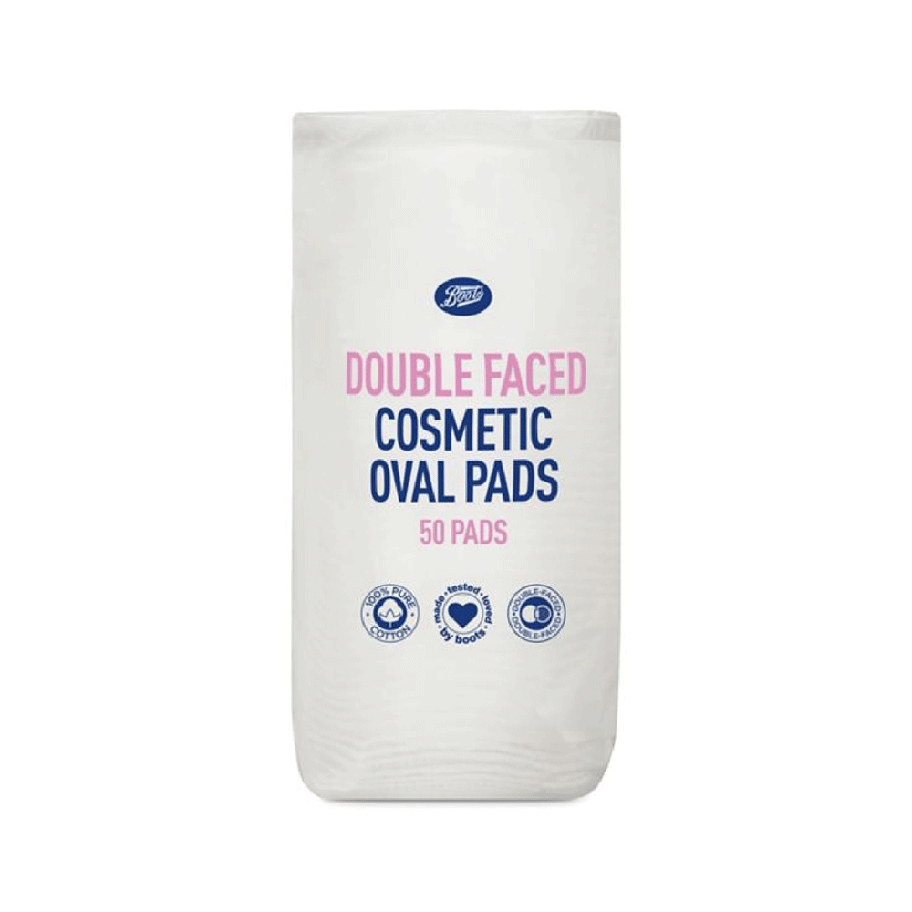 Boots Double Faced Cosmetic Oval Pads 50s