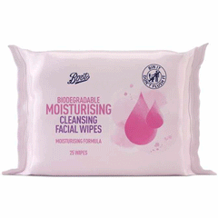 Boots Moisturising Cleansing Facial Wipes 25